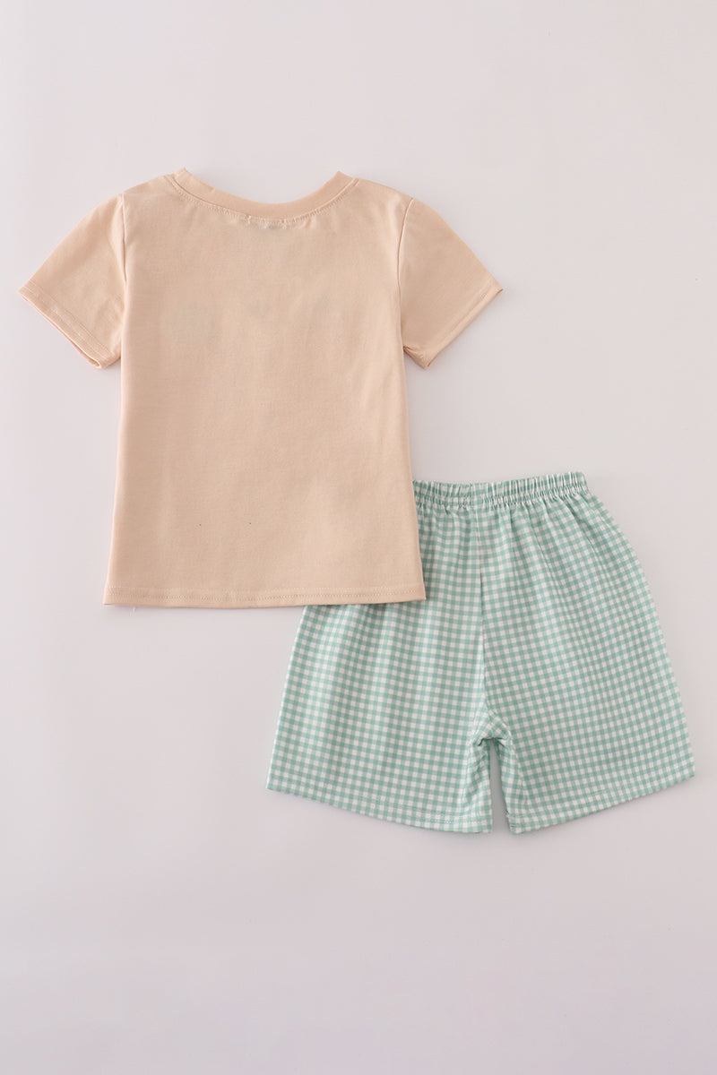 Pastel Pumpkins Shorts Set