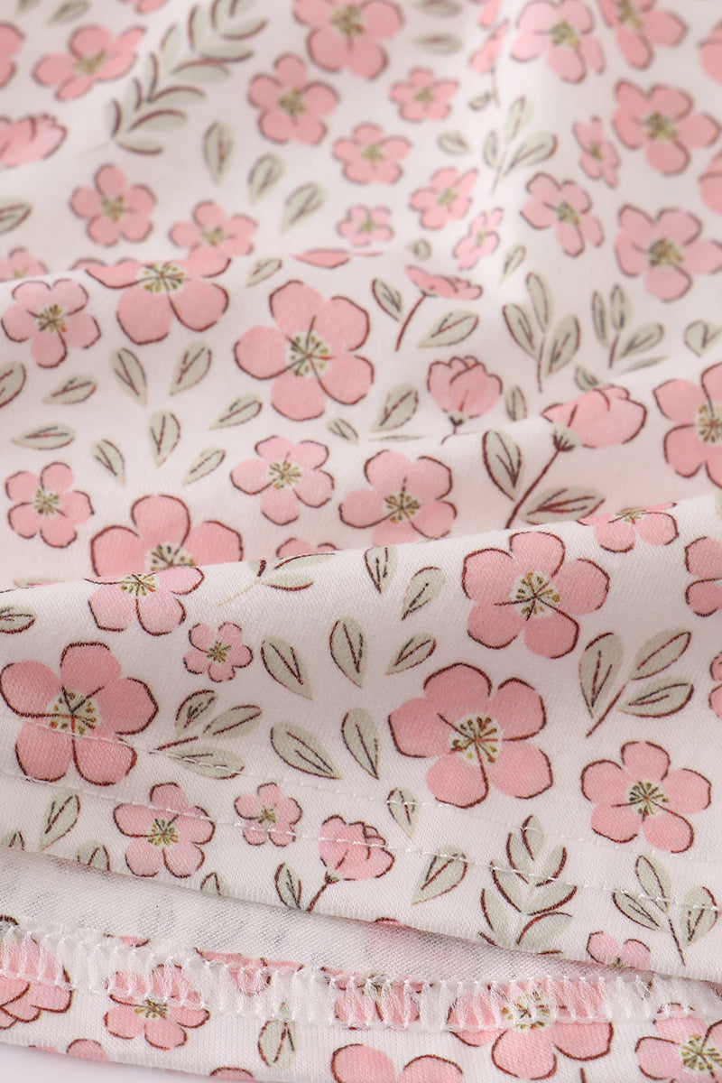 Pink Floral & Pumpkins Set