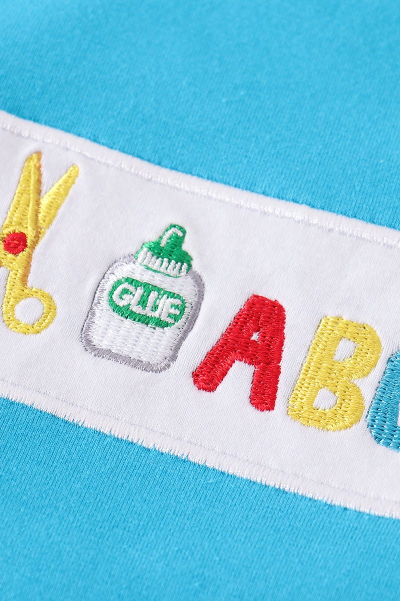 Apple ABCs Embroidery Boy Set