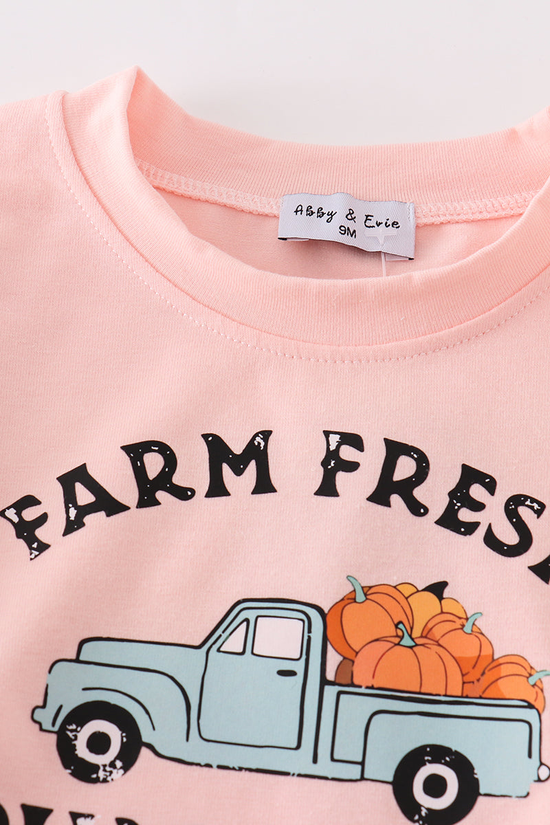 Farm Fresh Pumpkins Bubble Sweatshirt
