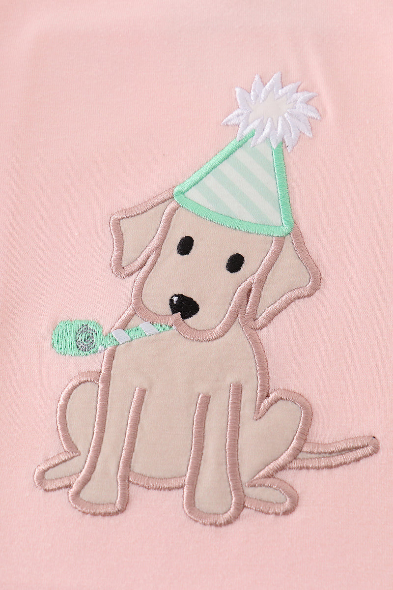 Puppy Appliqué Birthday Set