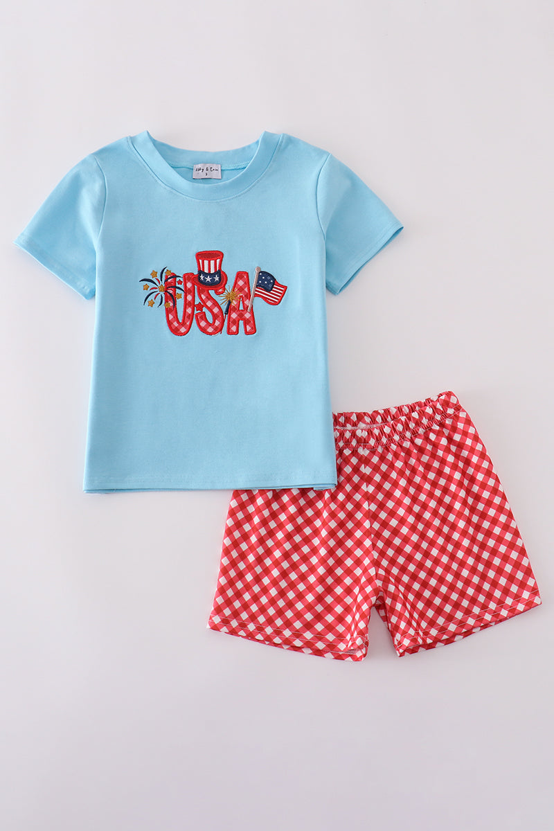 Uncle Sam USA Shorts Set