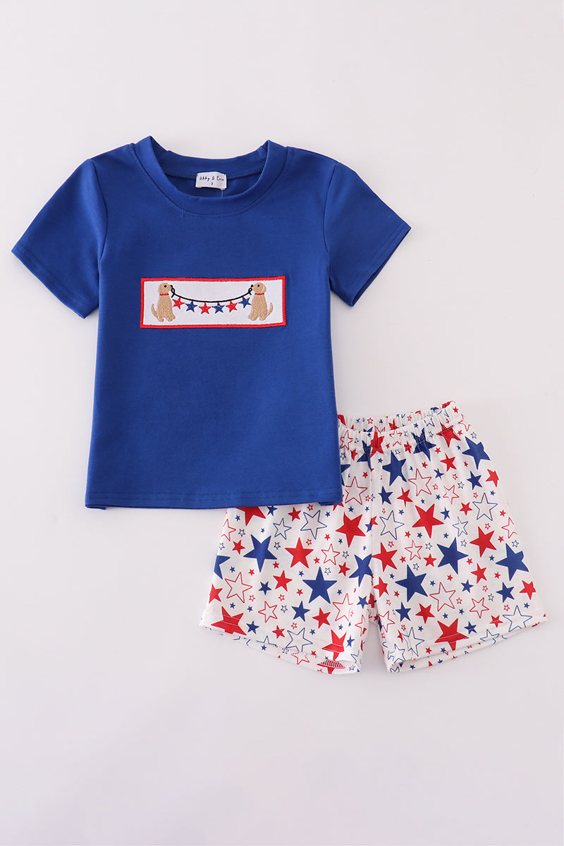 Patriotic Puppies & Stars Set