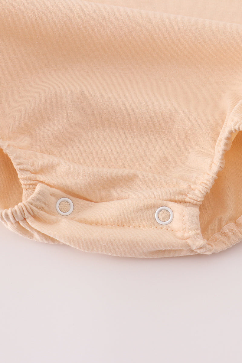 Cream Doodle Embroidery Bubble