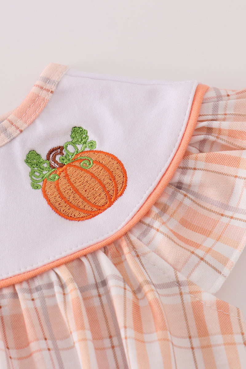Orange Pumpkin Short Sleeve & Pants Set