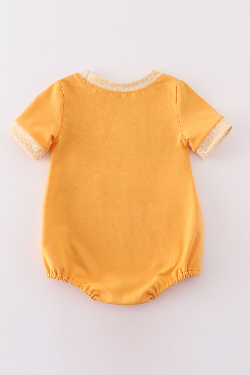 Bumble Bee Embroidery Boy Bubble