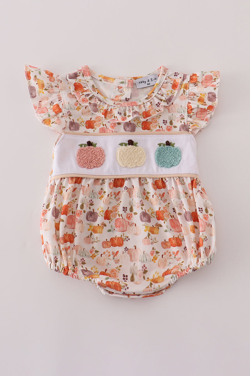 Pastel Pumpkin French Knot Bubble