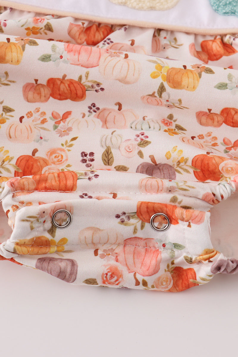 Pastel Pumpkin French Knot Bubble