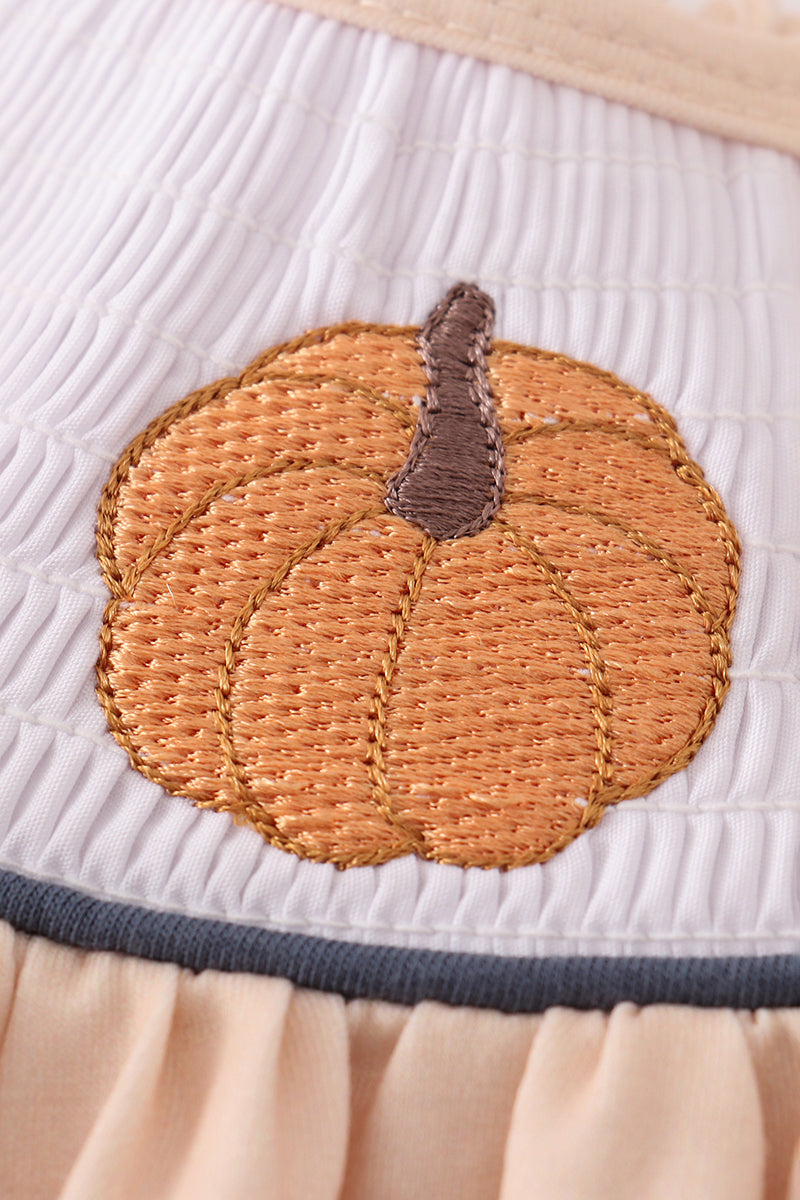Smocked Pumpkins & Ruffle Pants Set