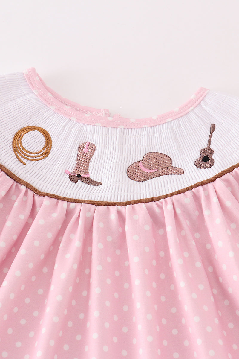 Western Smocked Dress