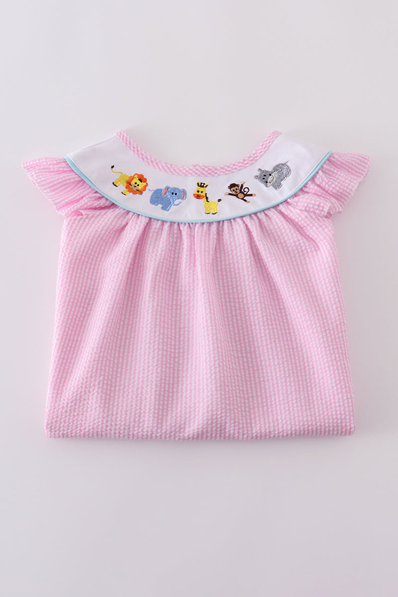 Pink Zoo Day Tunic