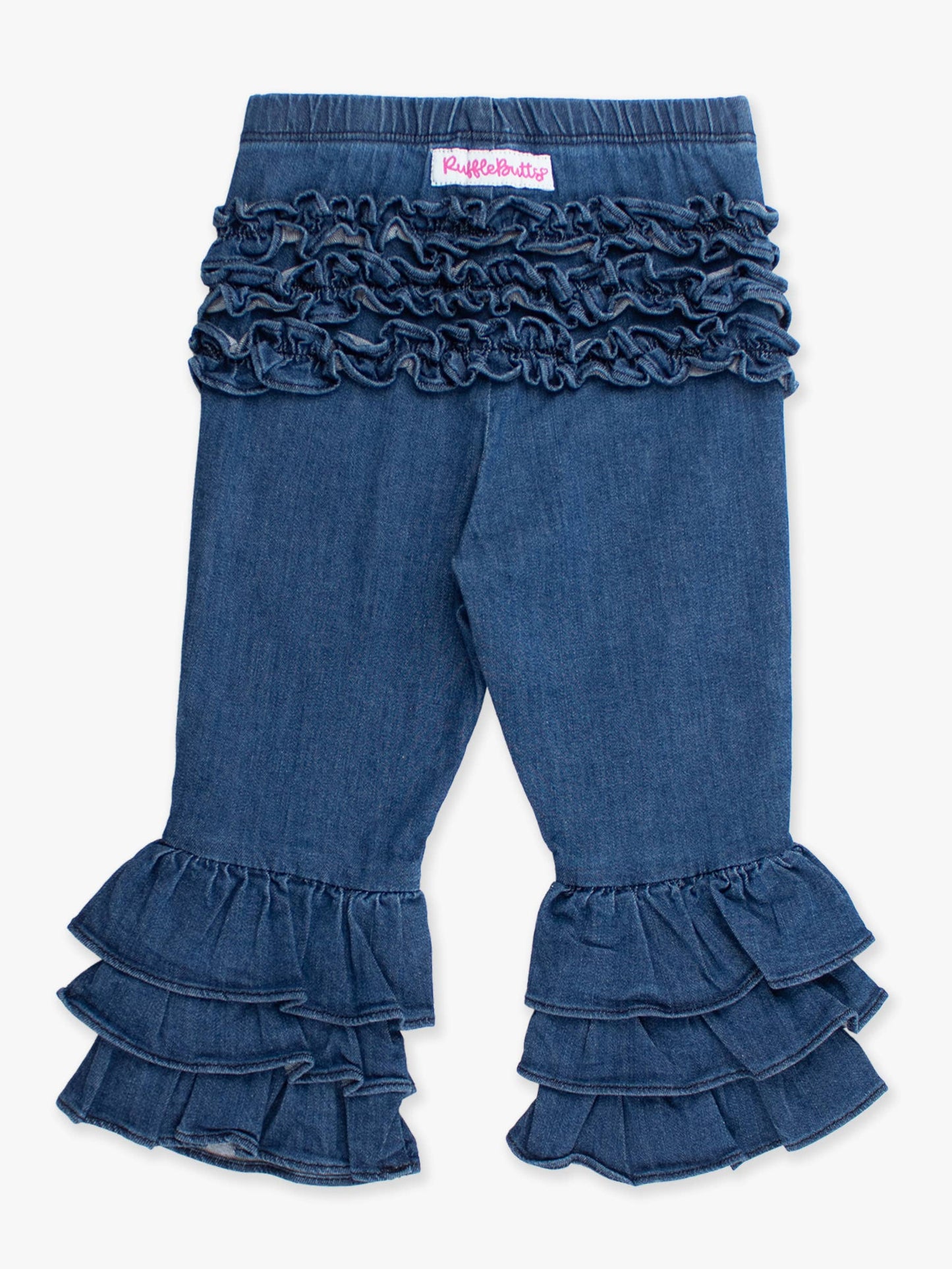 Toddler Girls Ruffle Flare Pants with Ruffles
