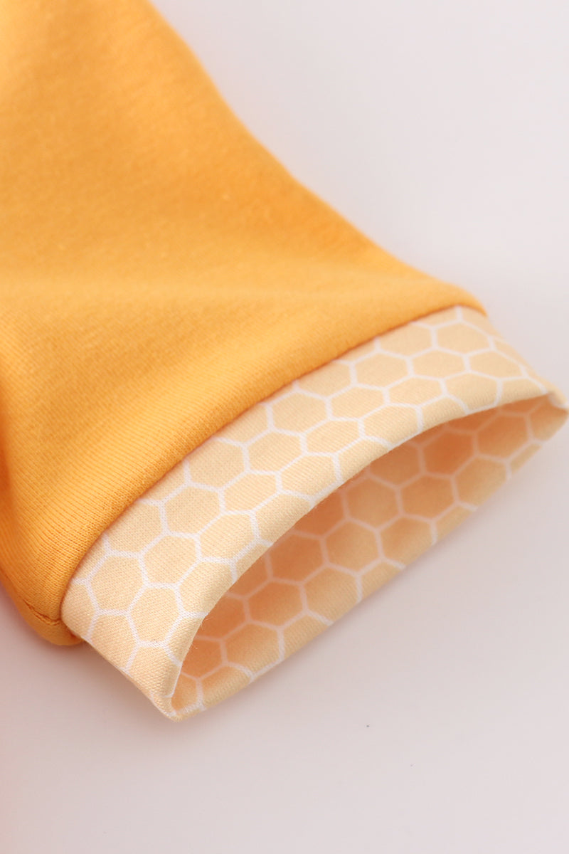 Bumble Bee Embroidery Boy Bubble