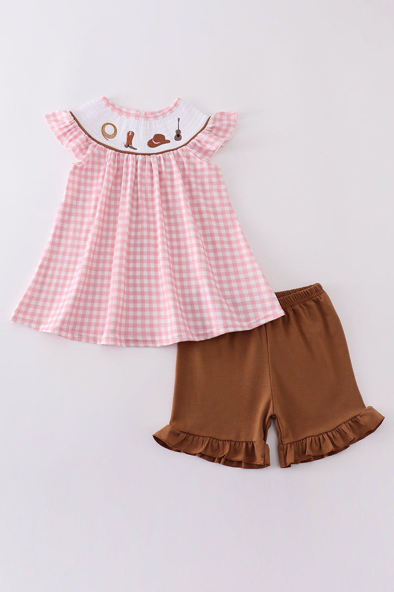 Western Smocked Set