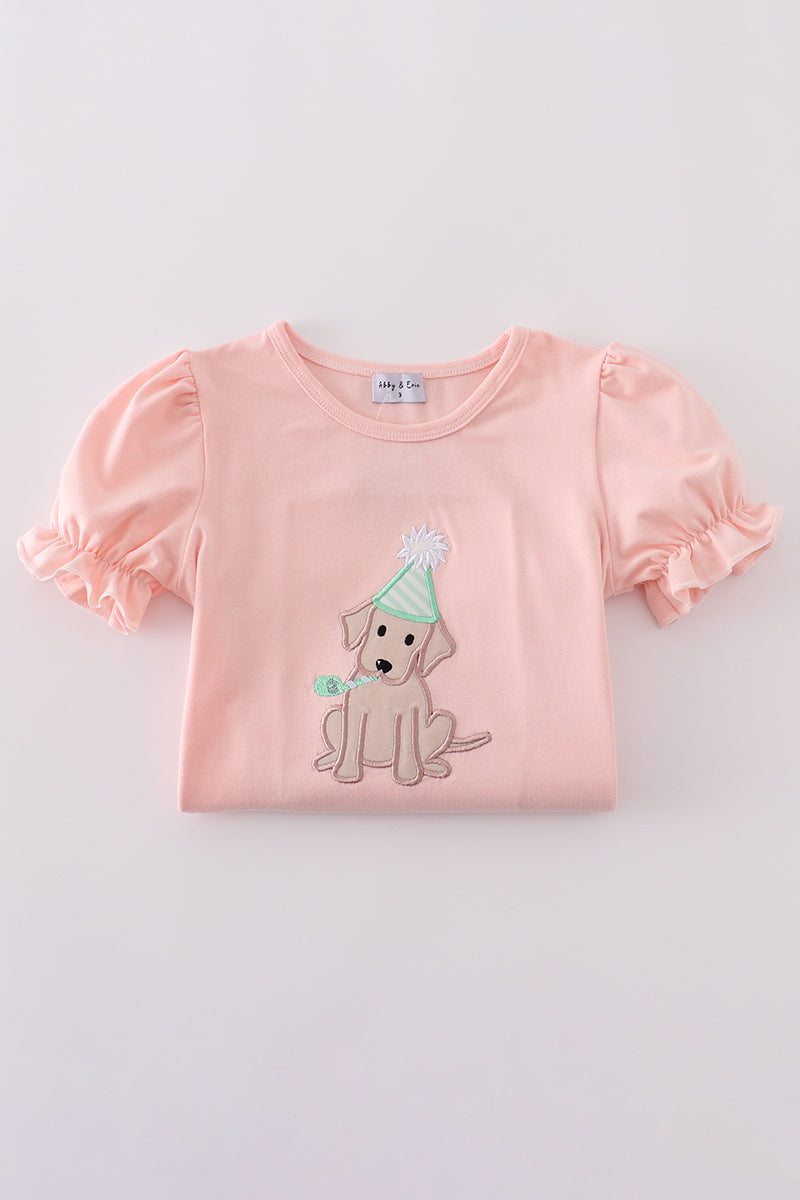 Puppy Appliqué Birthday Set
