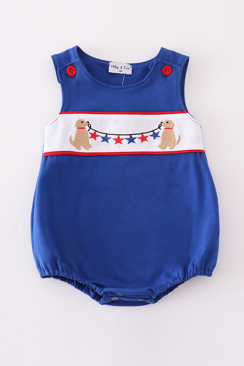 Patriotic Puppies & Stars Bubble