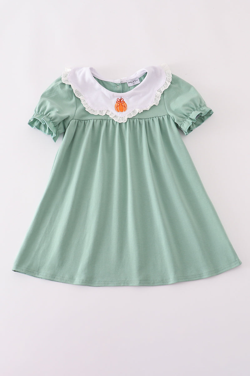 Sage Green Pumpkin Dress