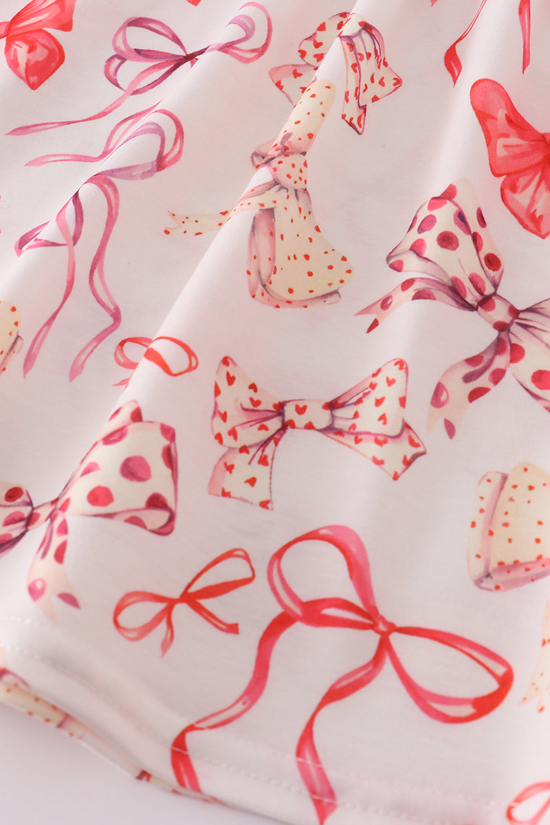 All About Bows Smocked Pants Set