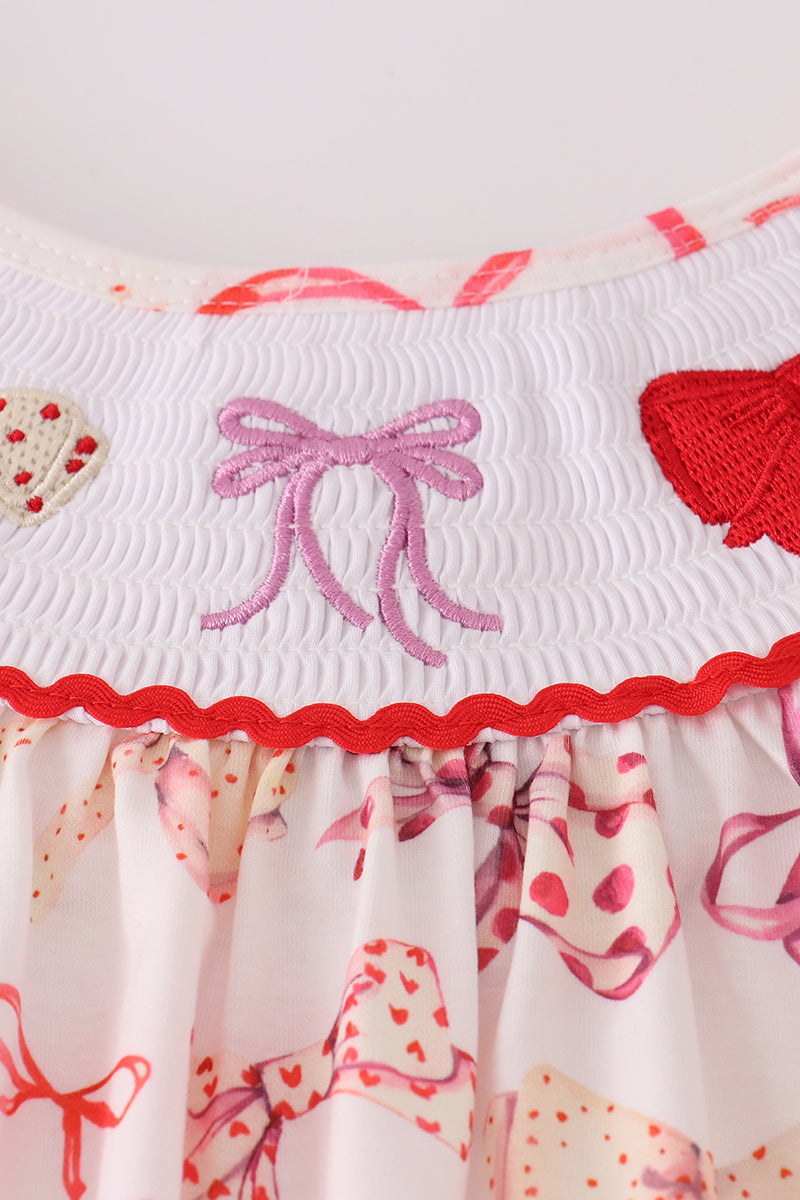 All About Bows Smocked Pants Set